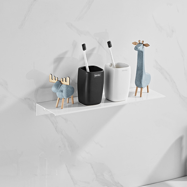 brushed-aluminum-bathroom-shelvesshelvingliving-simply-house-364757 Shelving Brushed Aluminum Bathroom Shelves - Living Simply House
