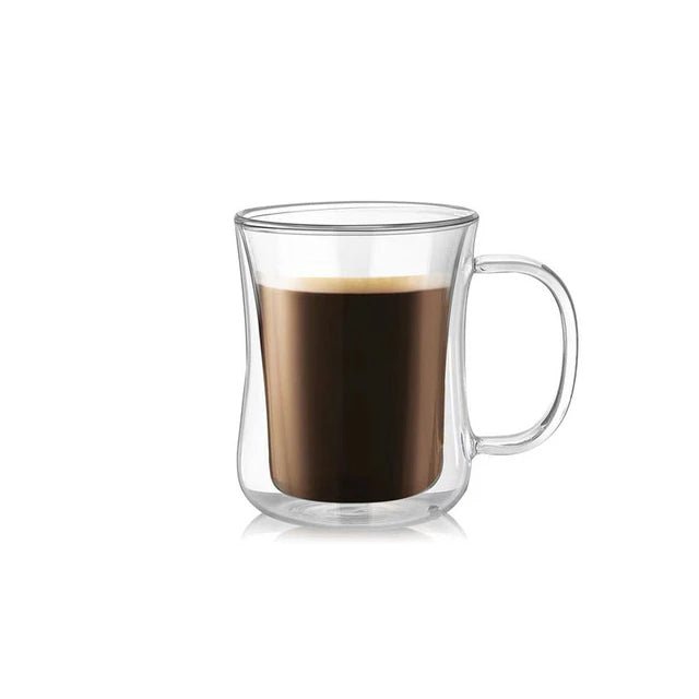 double-wall-glass-coffee-mugdrinkswareliving-simply-house-215441 Drinksware Double-Wall Glass Coffee Mug - Living Simply House