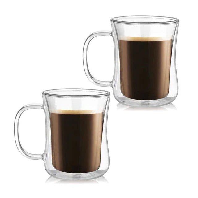 double-wall-glass-coffee-mugdrinkswareliving-simply-house-601887 Drinksware Double-Wall Glass Coffee Mug - Living Simply House