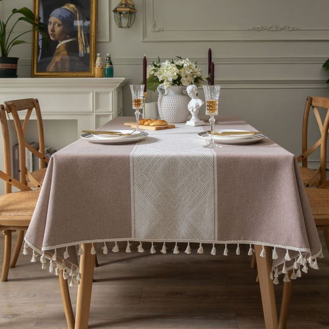 geometric-cotton-tableclothtableclothliving-simply-house-399907 Tablecloth Geometric Cotton Tablecloth - Living Simply House