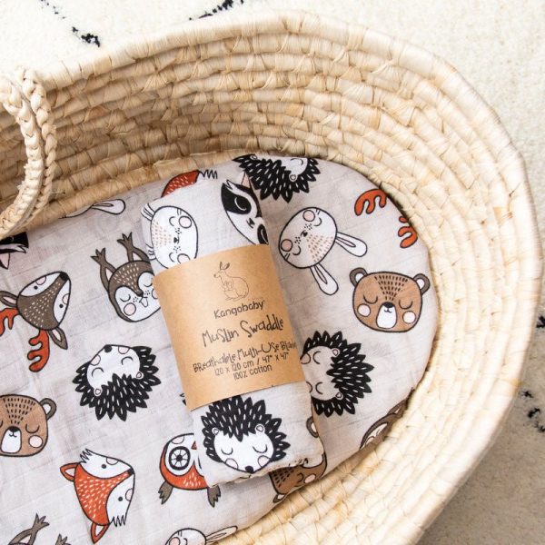Children's Kangobaby 100% Cotton Muslin Swaddle - Living Simply House