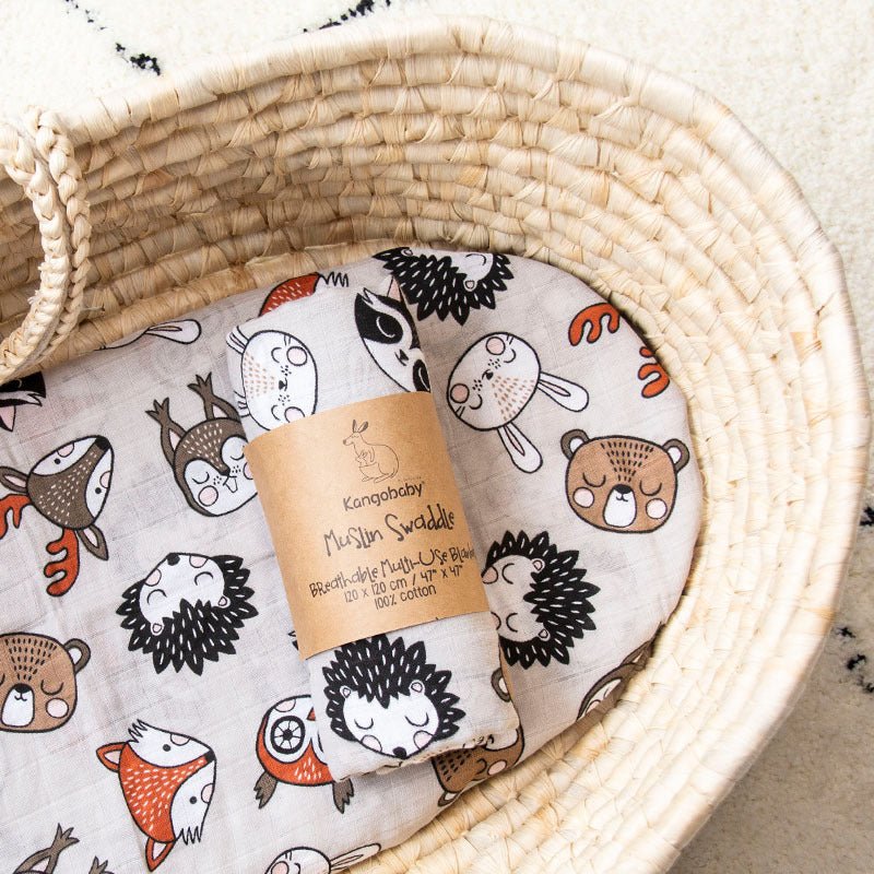 kangobaby-100-cotton-muslin-swaddlechildrensliving-simply-house-229554 Children's Kangobaby 100% Cotton Muslin Swaddle - Living Simply House