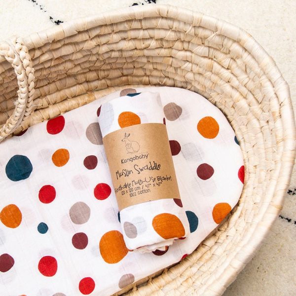 Children's Kangobaby 100% Cotton Muslin Swaddle - Living Simply House
