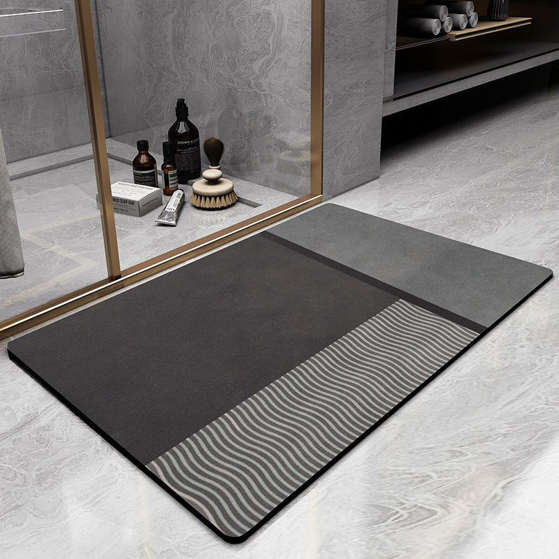 patterned-quick-dry-bathroom-matbath-and-shower-matsliving-simply-house-507546 Bath and Shower Mats Patterned Quick Dry Bathroom Mat - Living Simply House