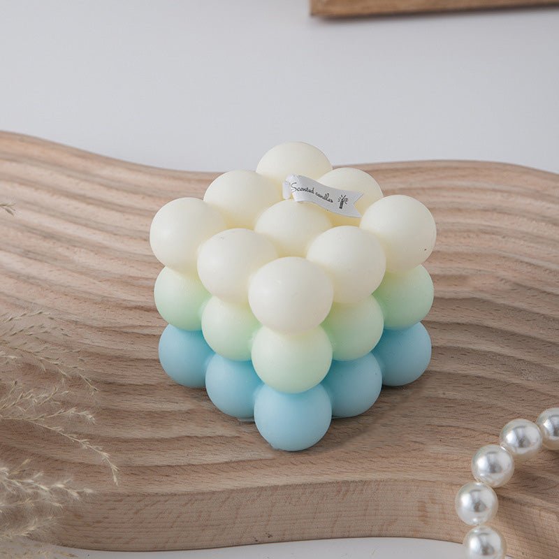 soy-gradient-bubble-cube-candlecandlesliving-simply-house-766412 Candles Soy Gradient Bubble Cube Candle - Living Simply House